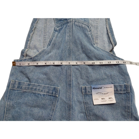 NWOT Abound Jean Short Overalls Size S - Picture 4 of 8